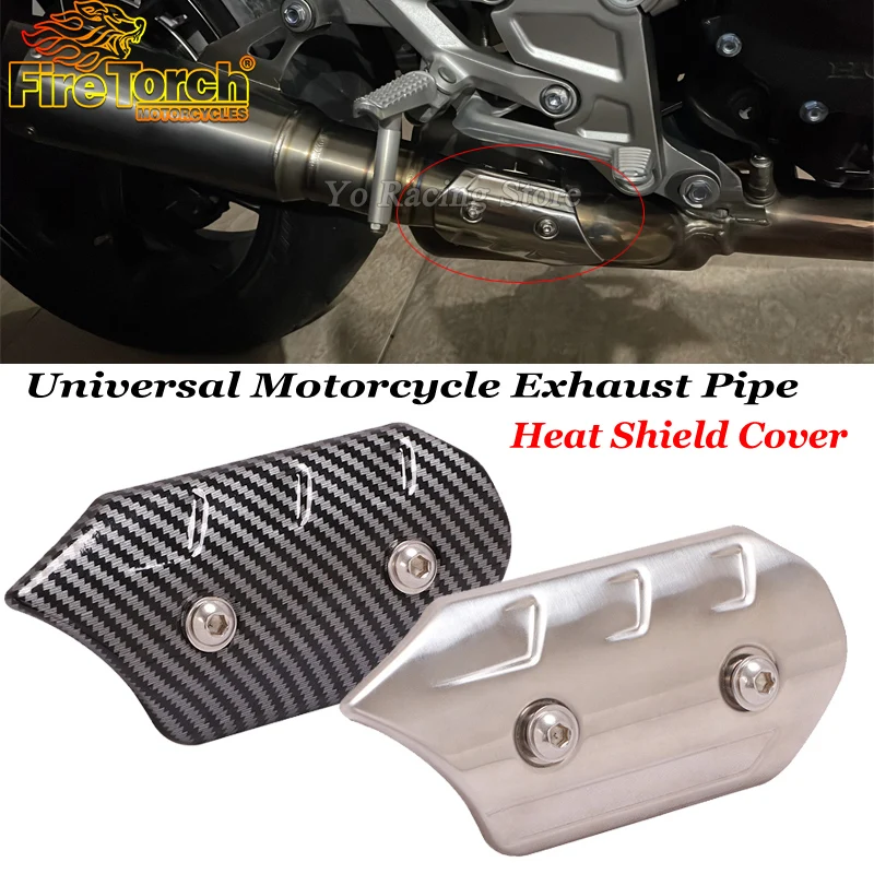 NEW Universal Motorcycle Exhaust Pipe Heat Shield Cover Heat Insulation Anti-Scald Muffler Protector For Honda KAWASAKI Yamaha