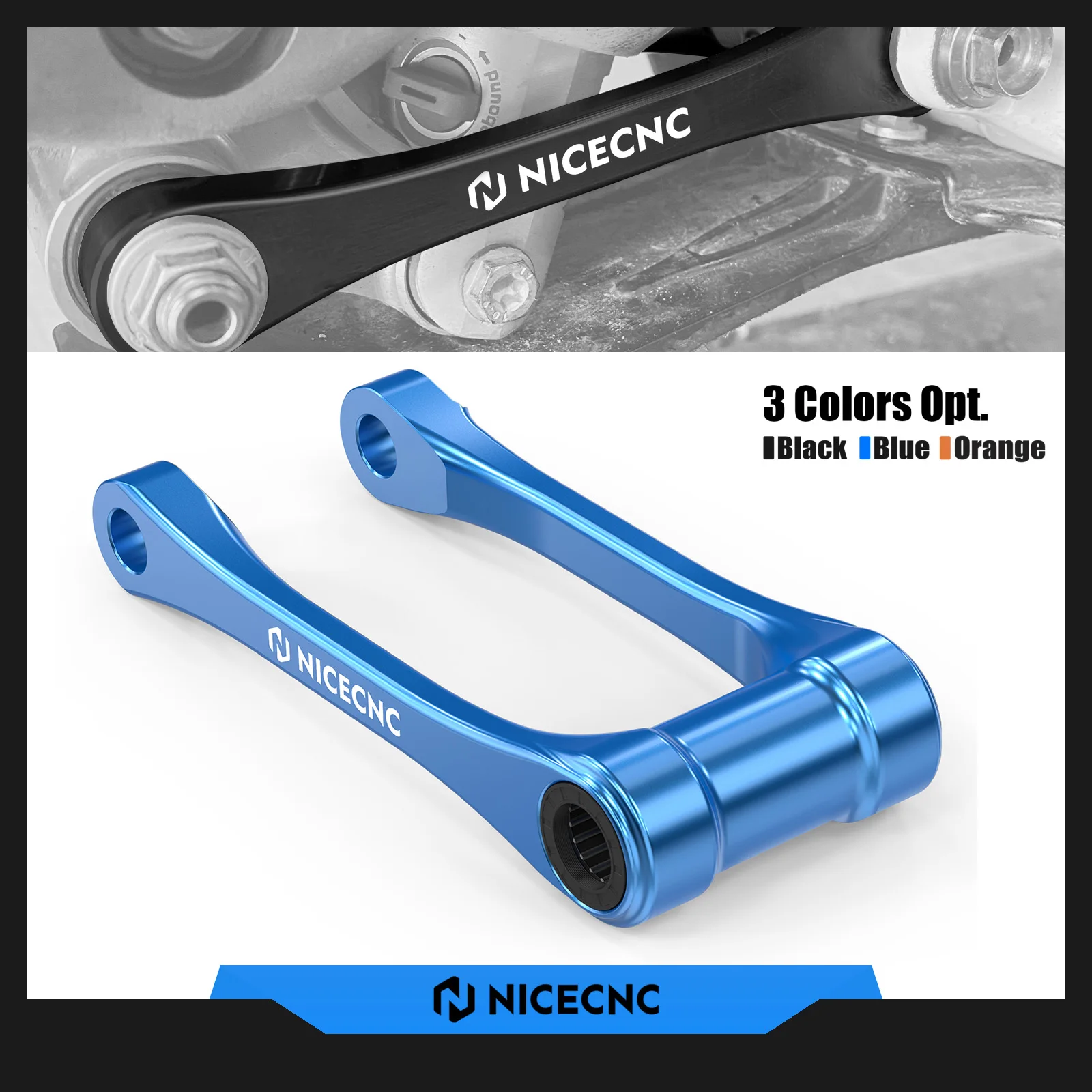 

For 2025 Husqvarna FE 501 450 350 S Heritage TE 300 PRO CKD IKD TX 300 TE 125 150 250 Motorcycle 1″ 1.5'' Lowering Link Linkage