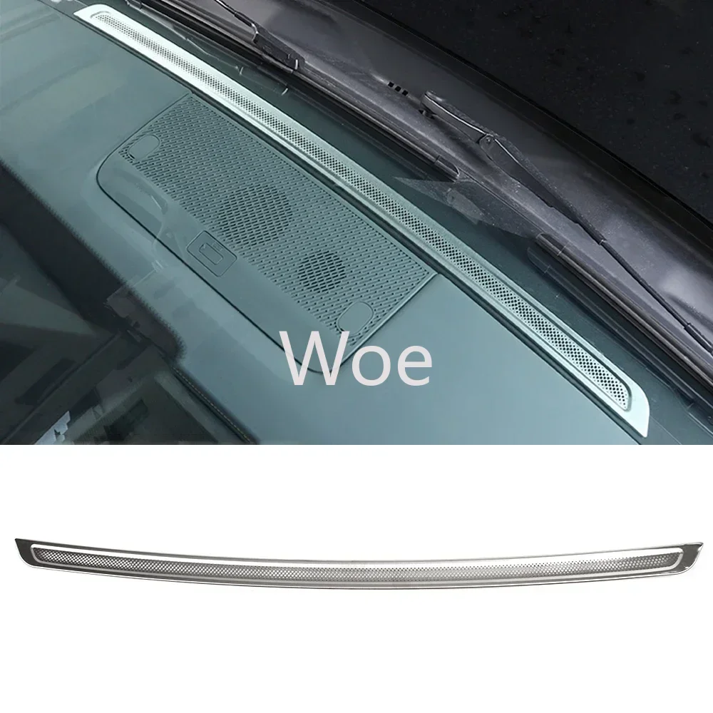 WoeFor Beijing BJ40 2024 Car Audio Speaker Cover Loudspeaker Pad Trim Frame Sticker Stainless Interior Accessory