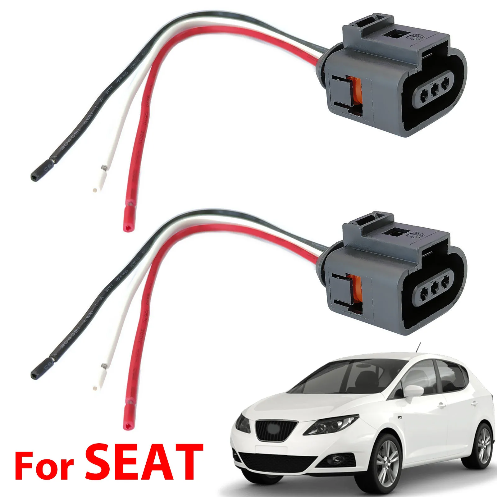 2 шт. для SEAT Alhambra Altea Ibiza 6J 6P Leon 1P Toledo 5P разъем датчика распределительного вала, разъем жгута проводов 8K0973703