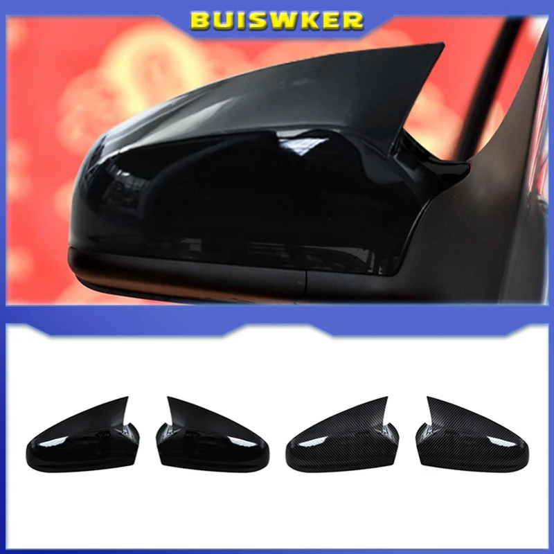 

Подходит для Vauxhall/Opel Astra H MK5 2004-2009, комплект из двух глянцевых черных чехлов для зеркал заднего вида, автомобильные аксессуары