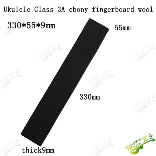 Imagen 2 del producto Diapasón de guitarra ébano wengué Rosa Padauk Ziricote arce Cocobollo Katalox Granadillo Material para hacer diapasón 330*55*9mm