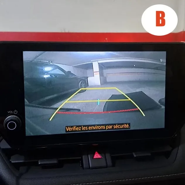 Reversing Camera For Toyota RAV 4 RAV4 2020-2025 Work with 10.5 Inch Screen Dynamic Trajectory Camera