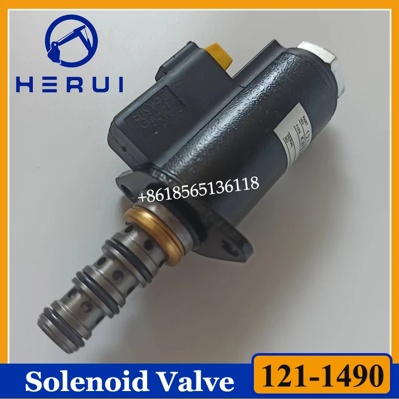 High Quality E200/320B/C/D Excavator Solenoid Valve 121-1490 KWE5K-31/G24YA30 For Caterpillar 1211490