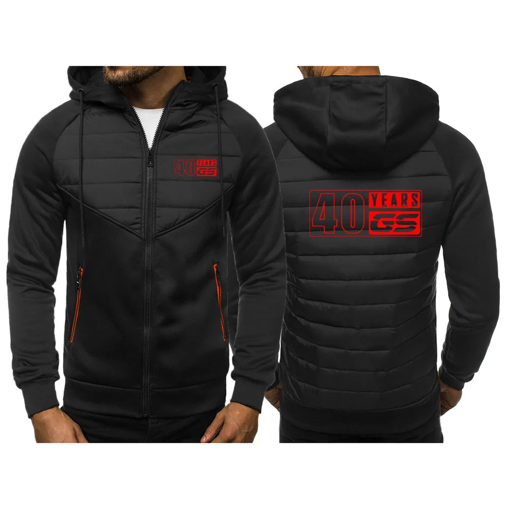 Motorcycle R1200 2025 New Men 40 Years GS Spring And Autumn Leisure Fashion Jacket Stitching Sweatshirts Cotton Comfortable Tops