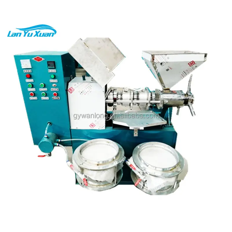 Cooking Oil Processing Equipment Hydraulic Screw Cold and Hot Leabon Oil Press Screw Oil Extruder Machine for Sale