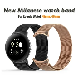 Metal Straps Watch band Magnetic Strap For Google Pixel Watch 1 2 3 41mm 45mm Bracelet stainless steel Watchbands Accessories