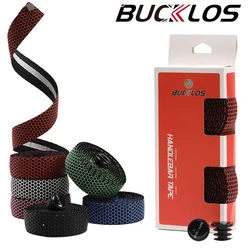 BUCKLOS Silicone Bicycle Handlebar Tape 2150mm Road Bike Handle Bar Tape Damping Speed Cycling Handlebar Wrap Bike Accessories