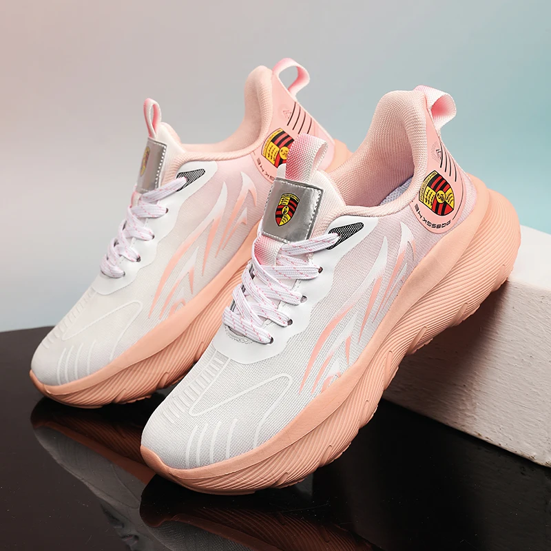 

2025 Summer Hot Selling Mesh Breathable Sports Shoes Simple and Fashionable Lace Up Running Shoes Sizes 36-45 for Men and Women
