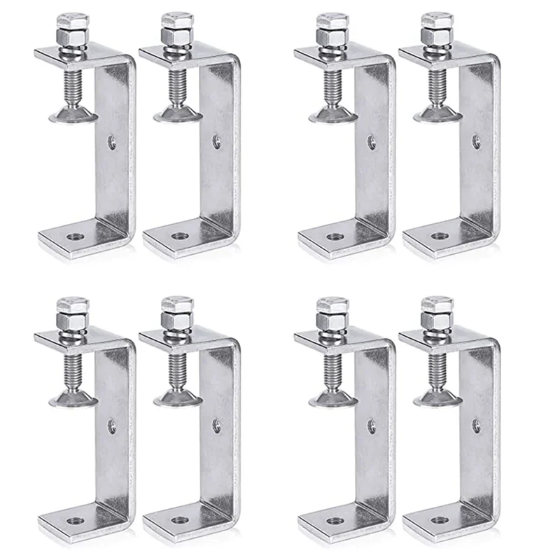 

Металлический зажим Сверхмощный зажим C Зажим Деревообрабатывающий зажим с широкими отверстиями (120 мм), 8 шт.