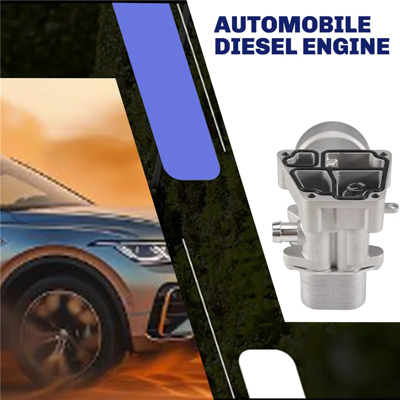 

NEW-2X 03L115389H Diesel Engine Oil Filter Radiator For VW Multivan Polo Caddy Passat Jetta Amarok Ameo Tiguan 03L115389C