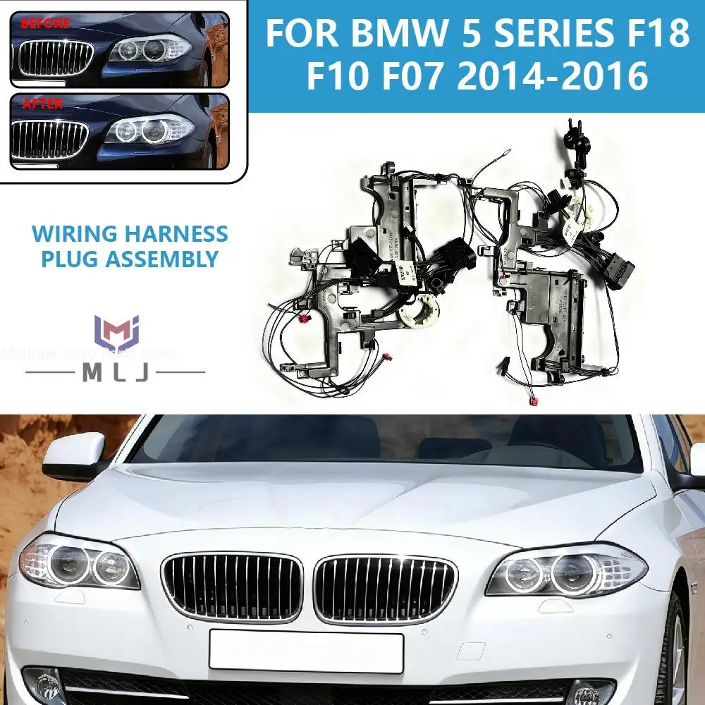 

For BMW 5 Series F10 F18 2014 2015 2016 523 525 528 535 530 NEW Headlight Harness Internal Wiring USA Version AFS HID Headlight