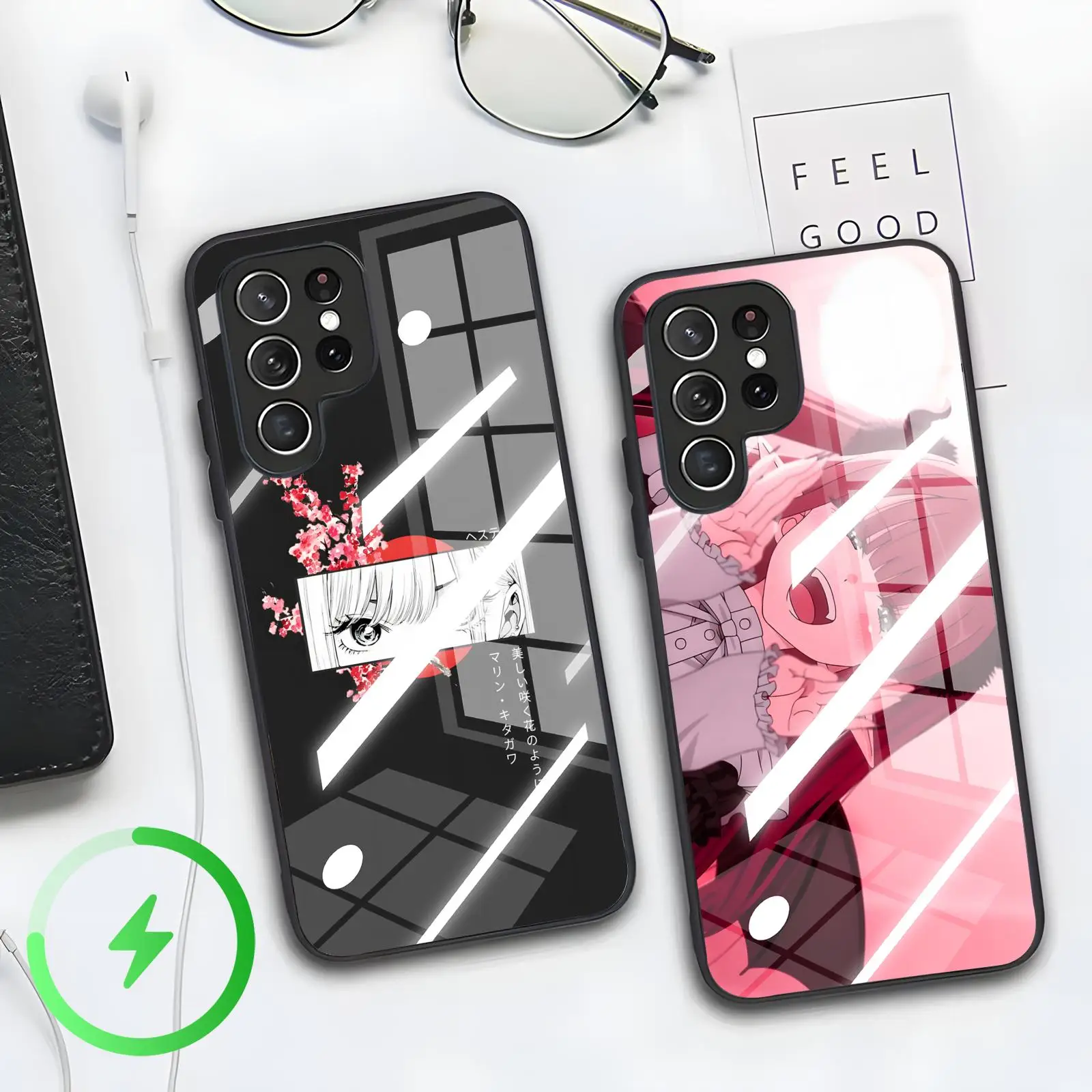 Anime My Dress-Up Darling  Phone Case For Samsung S26 S25 S24 S23 S22 S21 Plus Ultra Note20 Magnetic Glass Phone Case