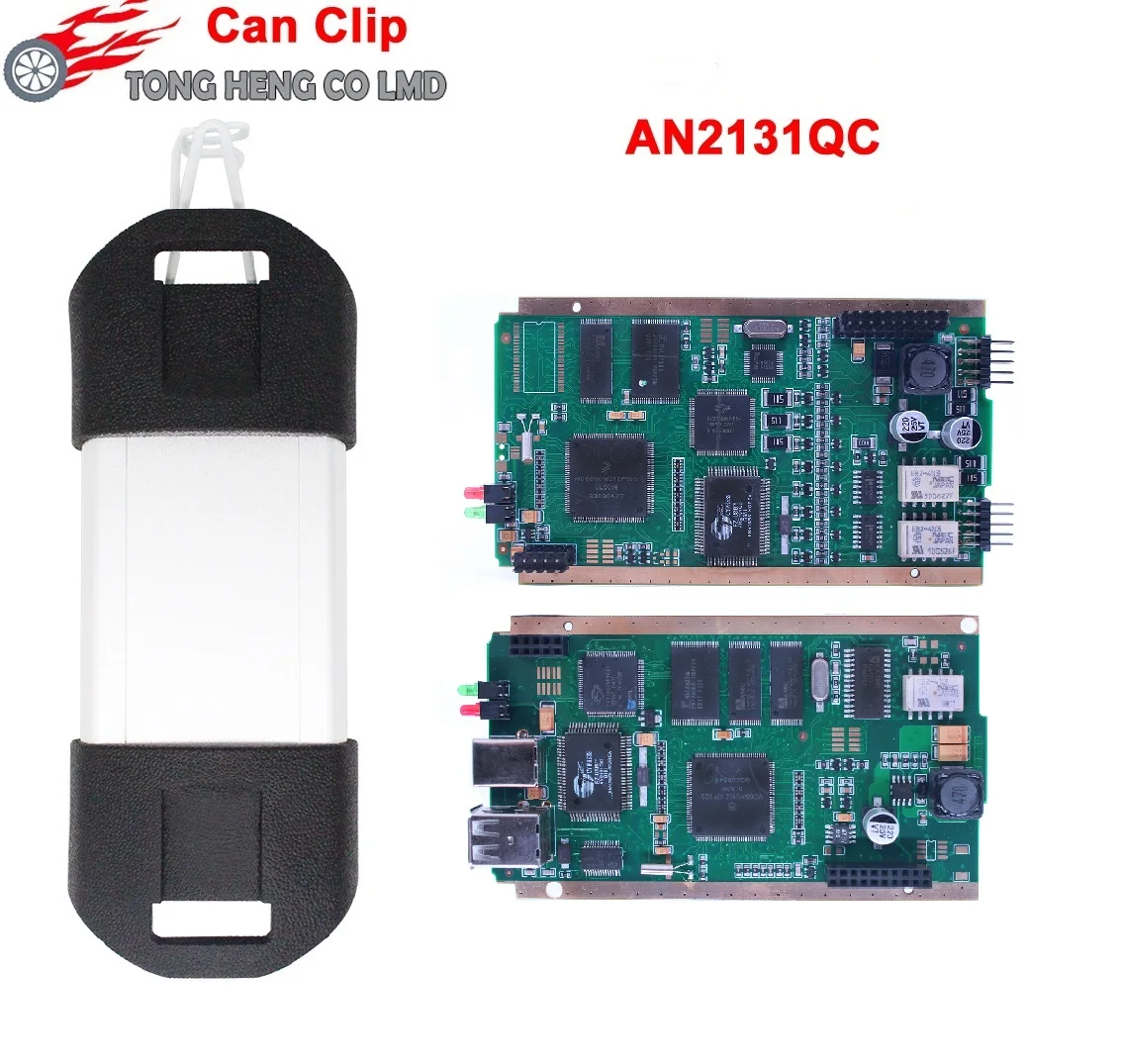 Best Quality Can Clip V212 With CYPRESS AN2131QC Chip OBD2 Diagnostic Tool Support Multi-Language