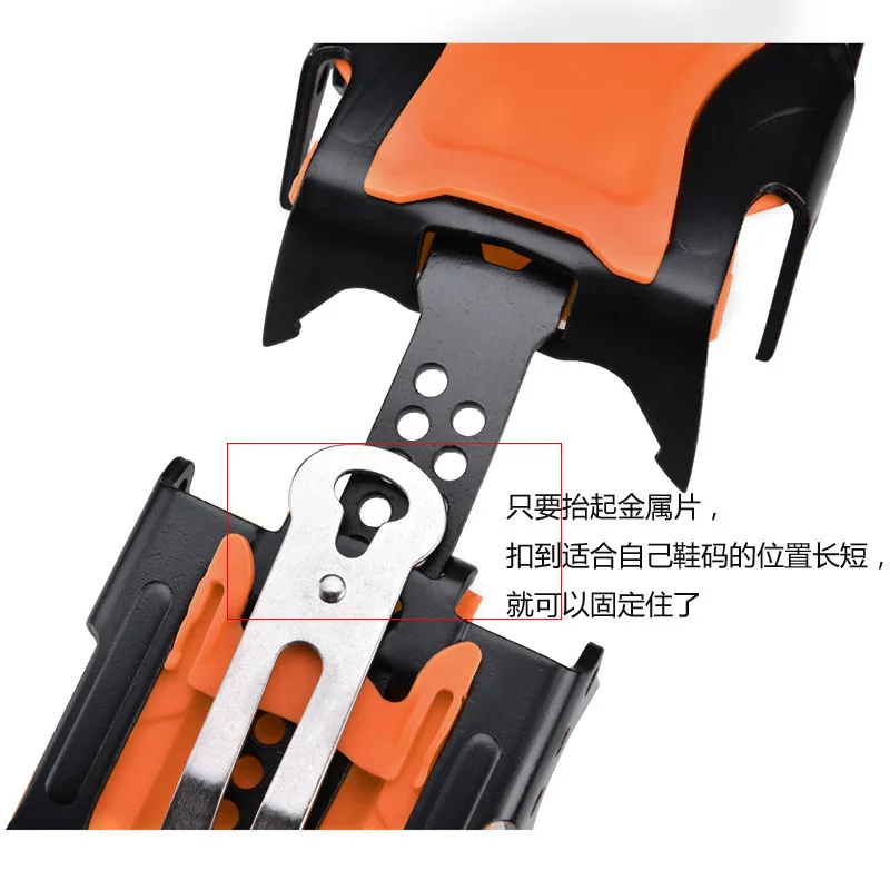 

Are suitable for crampons 18 teeth stainless steel snow shoes