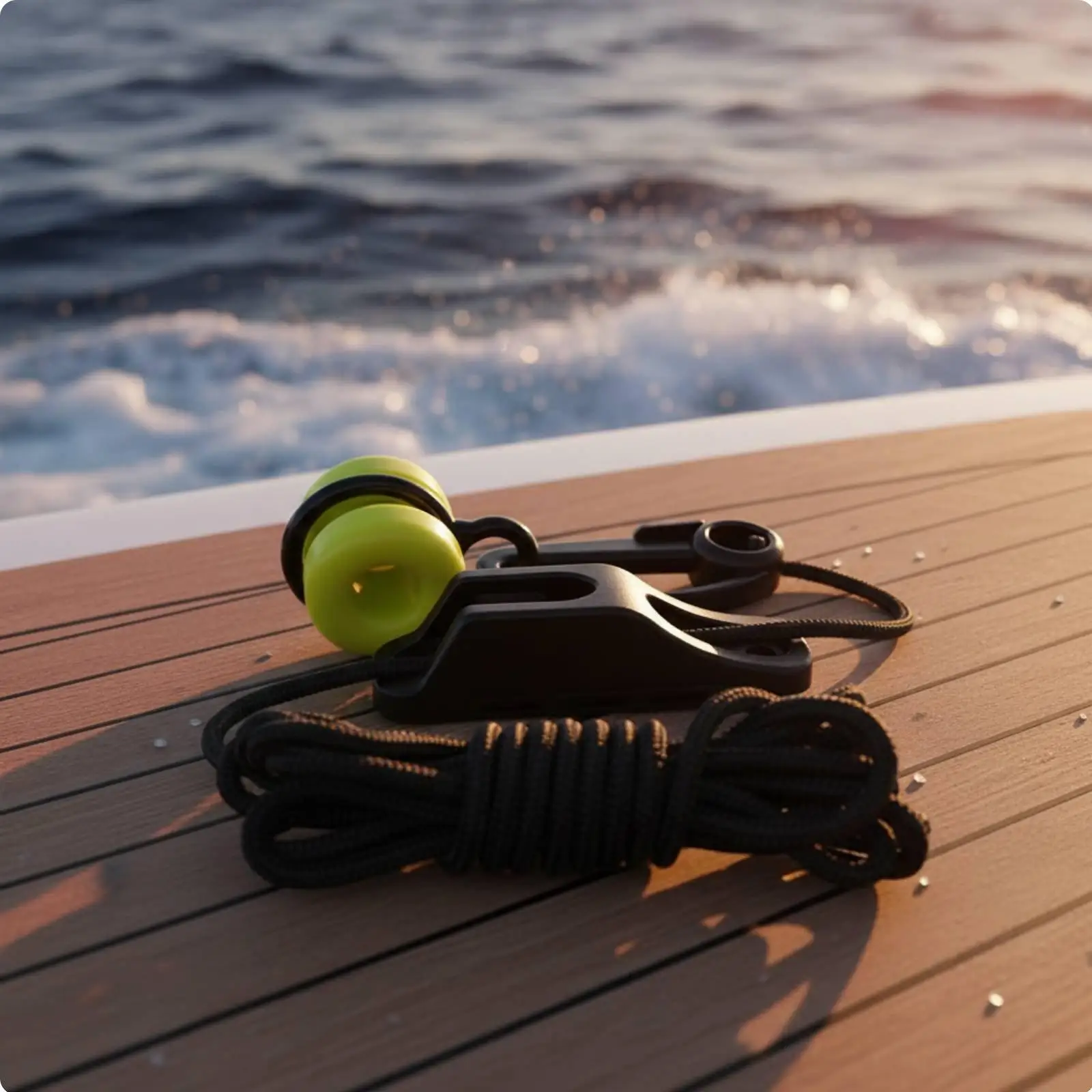 Fishing Rigging Downrigger Weight Retriever System Nylon Cord Secure Cleat Deep Sea Fishing Tools for Trolling Boat view 5