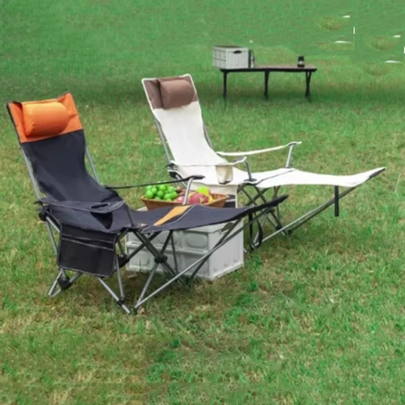 XMSJ Luxury Custom Portable Folding Chair Camping Chair With Siting And Lying For Camping