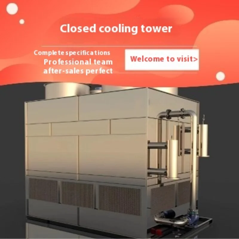 Square All Steel Plate Cross Flow Hybrid Cooling Tower‌ Small Industrial Cooling Tower Cooling Water Circulation Quipment