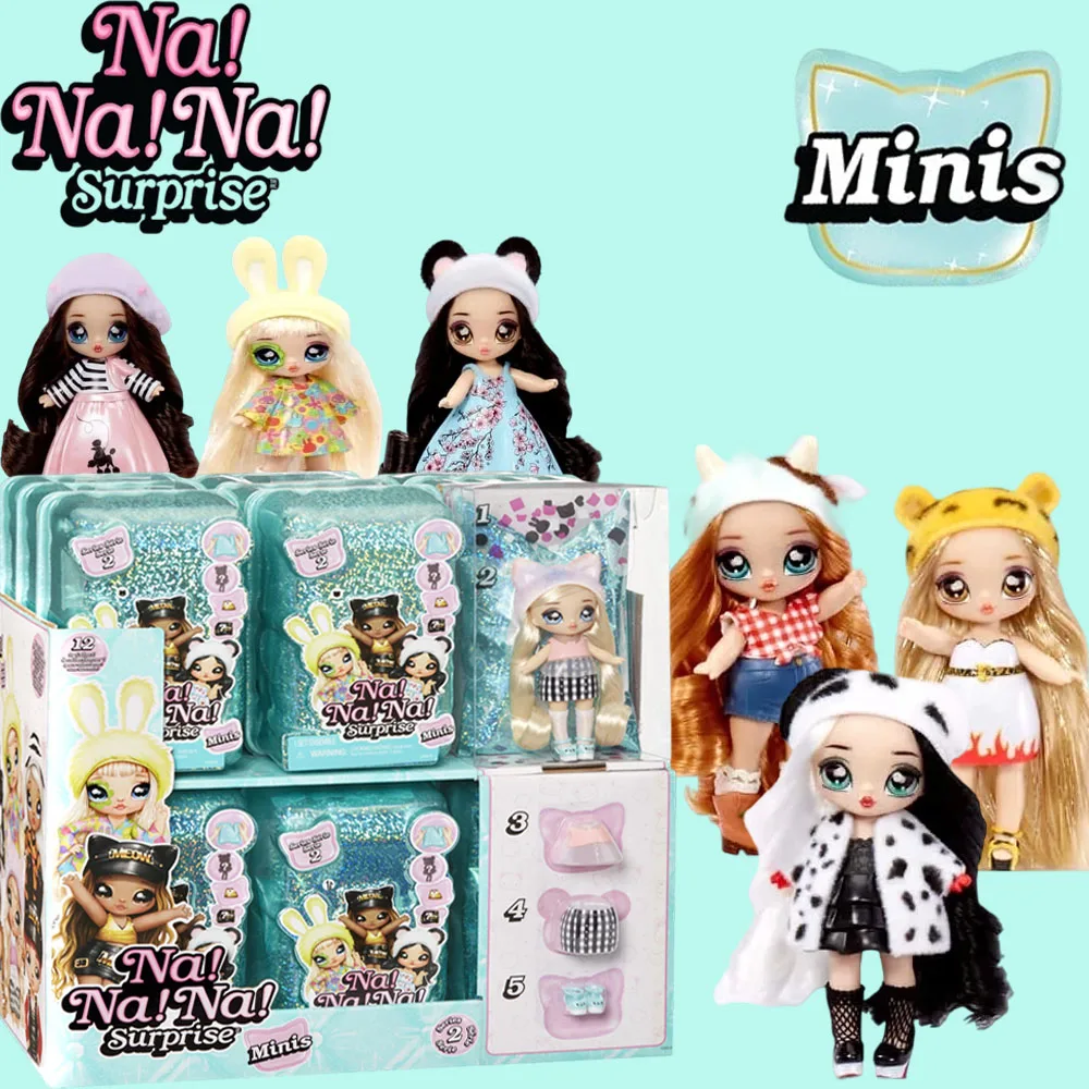 

Кукла-сюрприз Na Na Surprise Minis Series: модная кукла в таинственной упаковке с игрушками, одеждой и сюрпризом в слепой коробке Sasha Scratch Minis 2