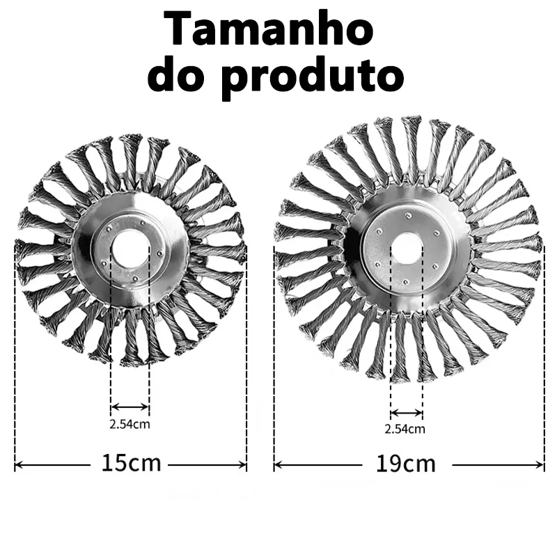 

B50 6/8 inch Rotary Brush for Professional Disc Universal Electric Tool Gardening Tools