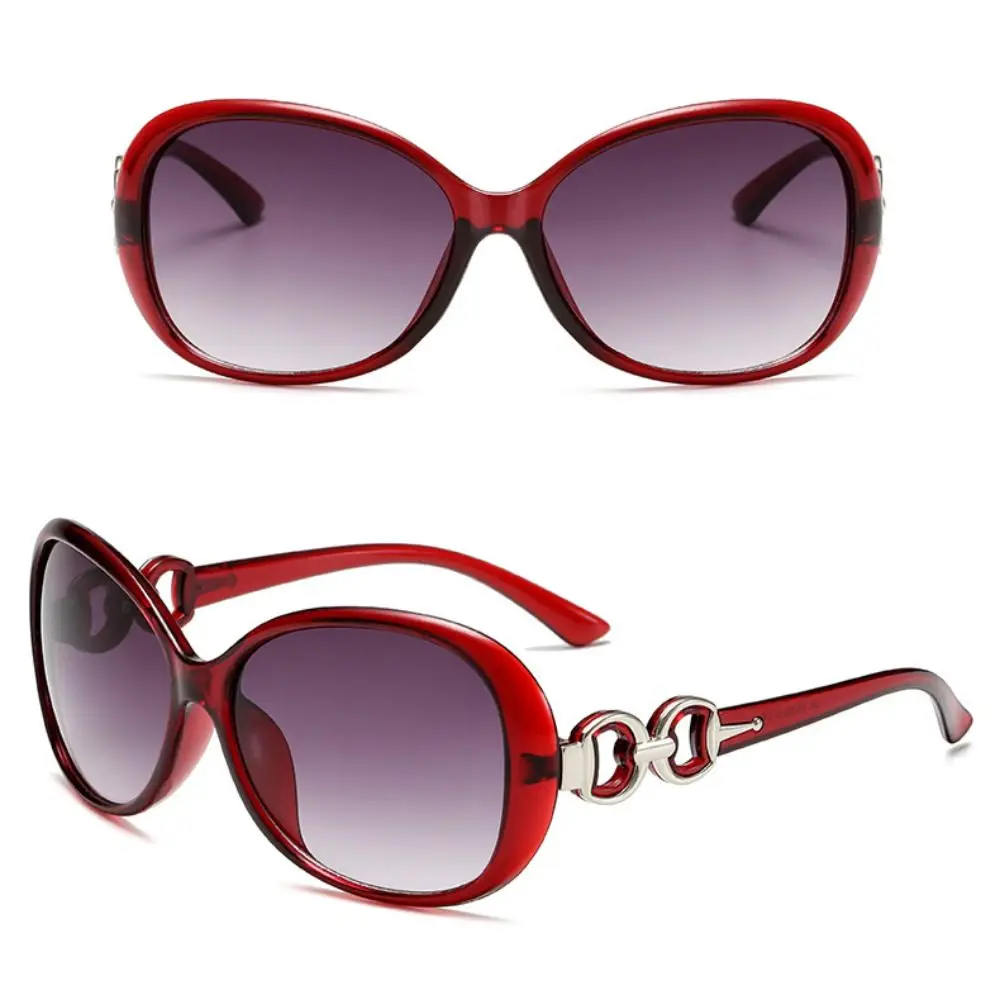 Koreanische Retro-Sonnenbrille, Sonnenschutz-Reisezubehör, Outdoor-Sonnenbrille, große Rahmenbrille, schwarze Sonnenbrille für Damen