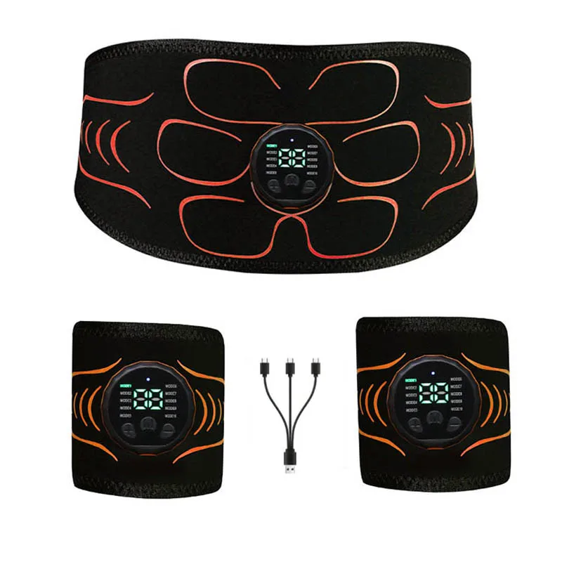 

Muscle Toner Waist Abdominal Toning Belt Abs Trainer Muscle Training Workout Home Gym Fitness Equipment