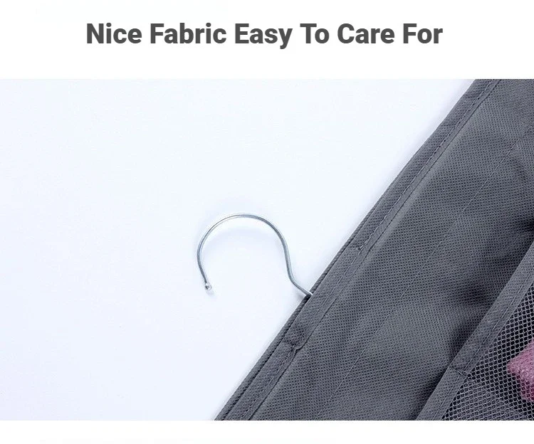 Doppelseitige Faltbare Hängende Aufbewahrungstasche für Unterwäsche, Unterhosen, Socken, Wohnheim, Zuhause, Kleiderschrank, Wand-Organizer – Detail 8