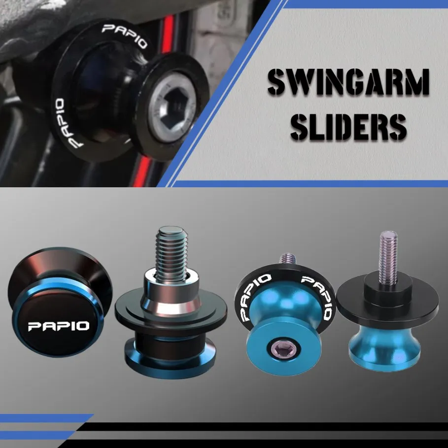 

Swingarm Spools FOR CFMOTO CF MOTO PAPIO NOVA XO-1 XO-2 Papio CL SS 2025-2022 Motorcycle Accessories 10MM Stand Screws Sliders