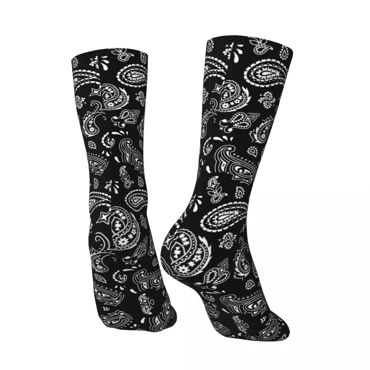 Crazy compression NEWMAN100 PATTERNS Sock for Men Vintage Seamless Pattern Crew Sock Casual