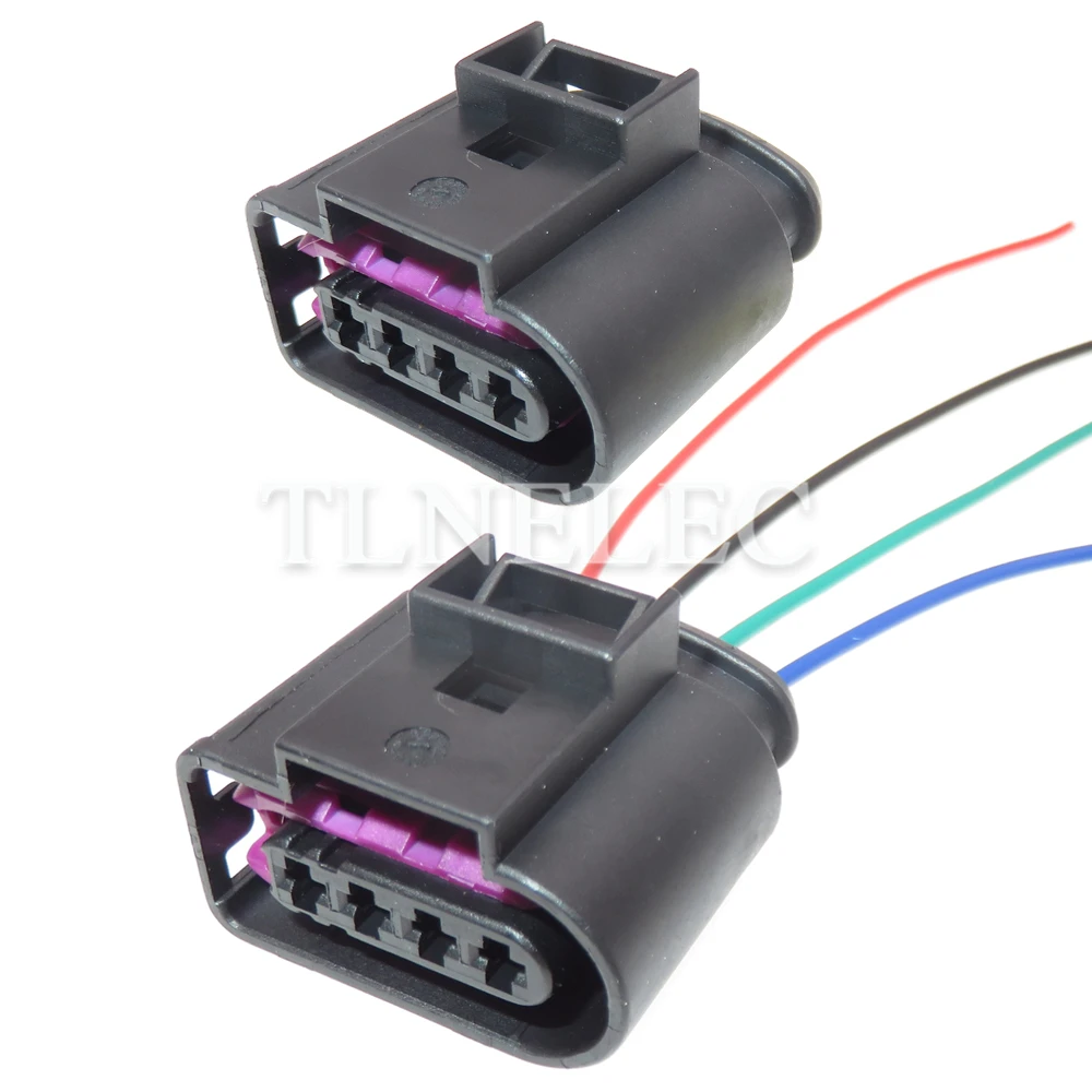 4 Pin Way Car Wiring Terminal Connector with Wires Auto High Voltage Coil Waterproof Sockets 4D0971994