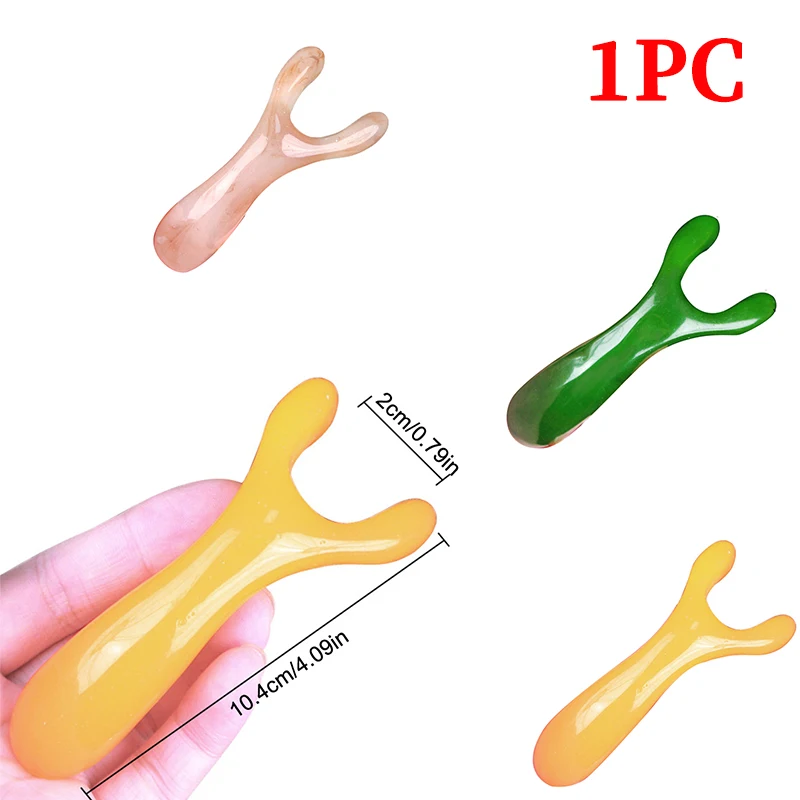 

1pc Resin Nose Face Massage Multifuctional Massager Nose Shaper Device Two-angle Massage Nasal Nose Scraping Scraper Board Tool