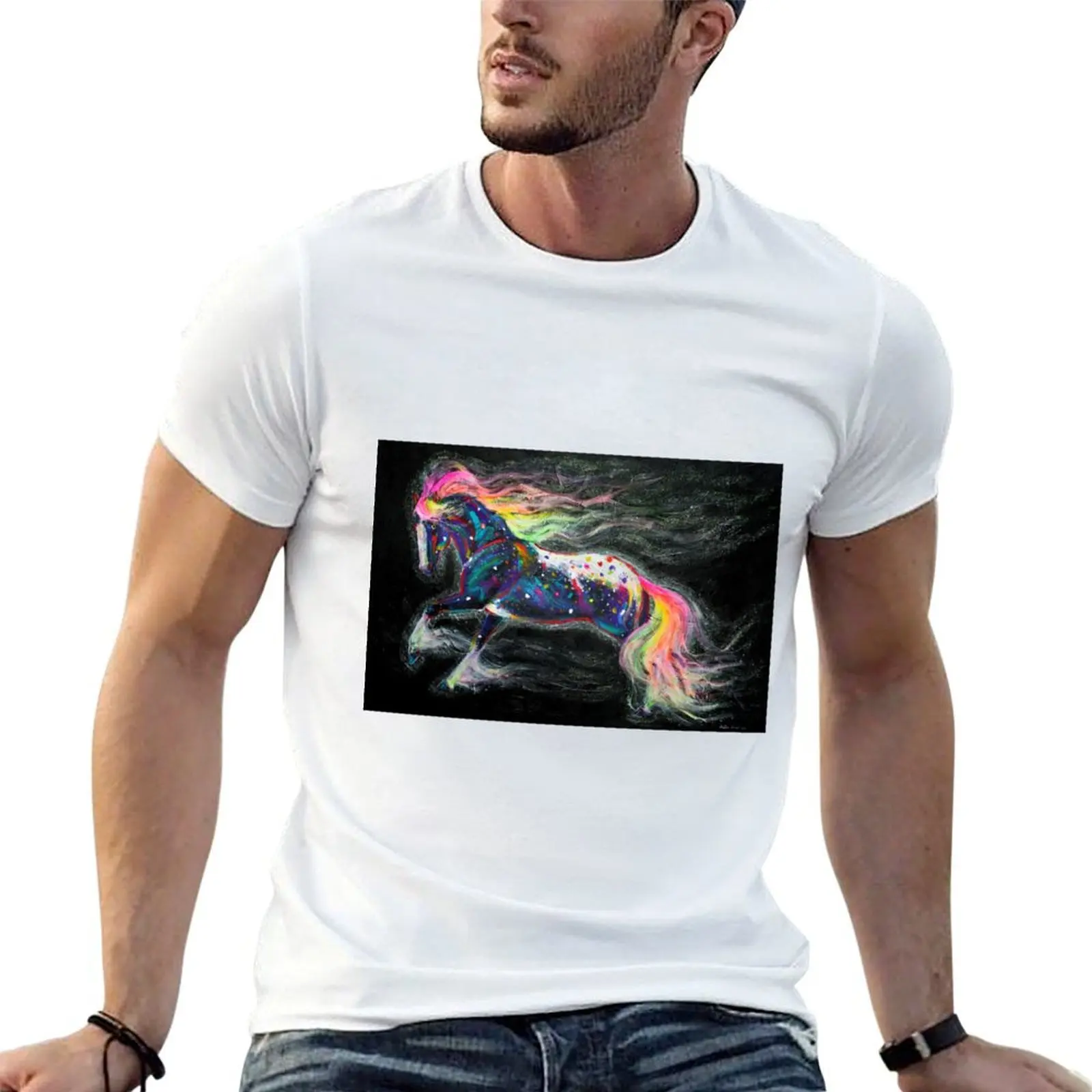 

Starborn Pony T-Shirt man t shirt graphic man t shirts high quality luxury brand T-Shirt
