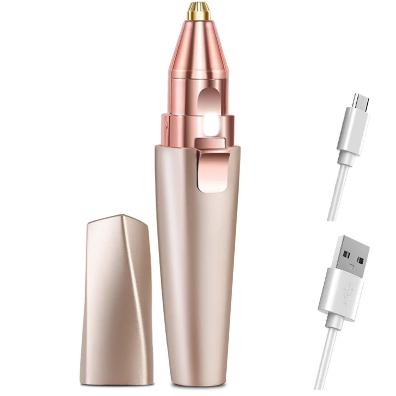 

【ADORN】Портативный триммер для бровей и лица со встроенной LED-подсветкой