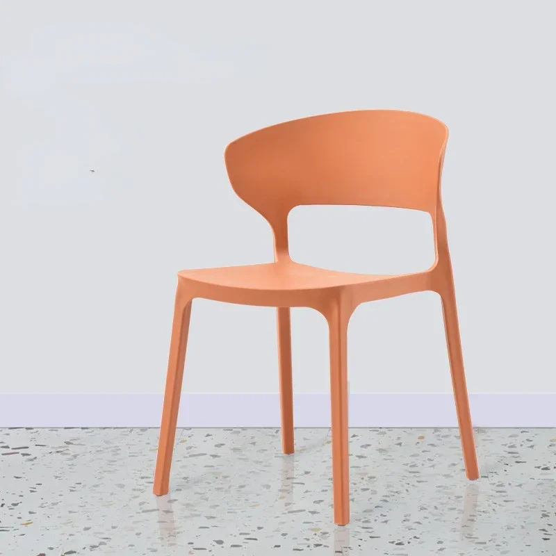 Cadeiras de jantar empilháveis para pátio, plástico, nórdico, sala de estar, sala de estar, interior, moderno, sedie da pranzo, móveis para casa a2