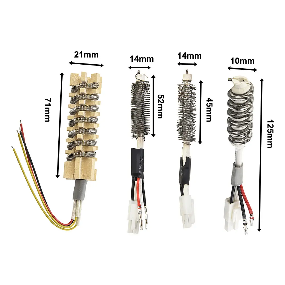 1 Pc Hot Air Heater Soldering Station Hot Air Tool Ceramic Heating Element For 858D  850A 8018 8586 Welding Rework Tools