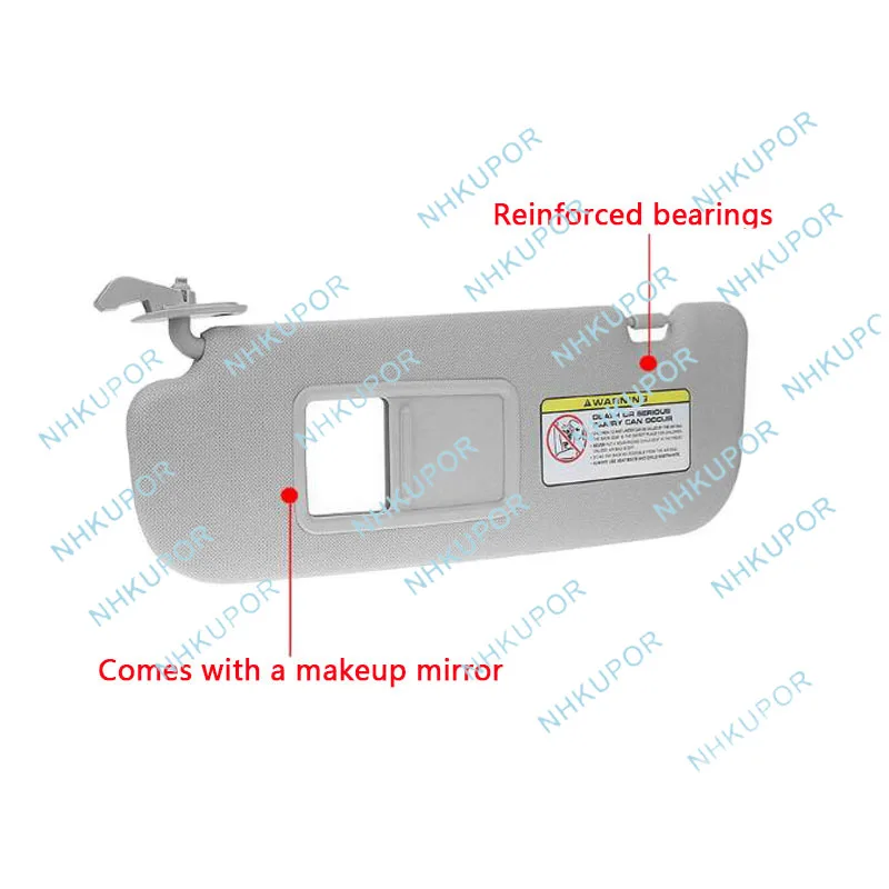 Auto Spare Parts Sun Visor For HYUNDAI Elantra 2011 2012 2013 2014 2015 Car Interior Supplies Left Driver Side Vanity Mirror