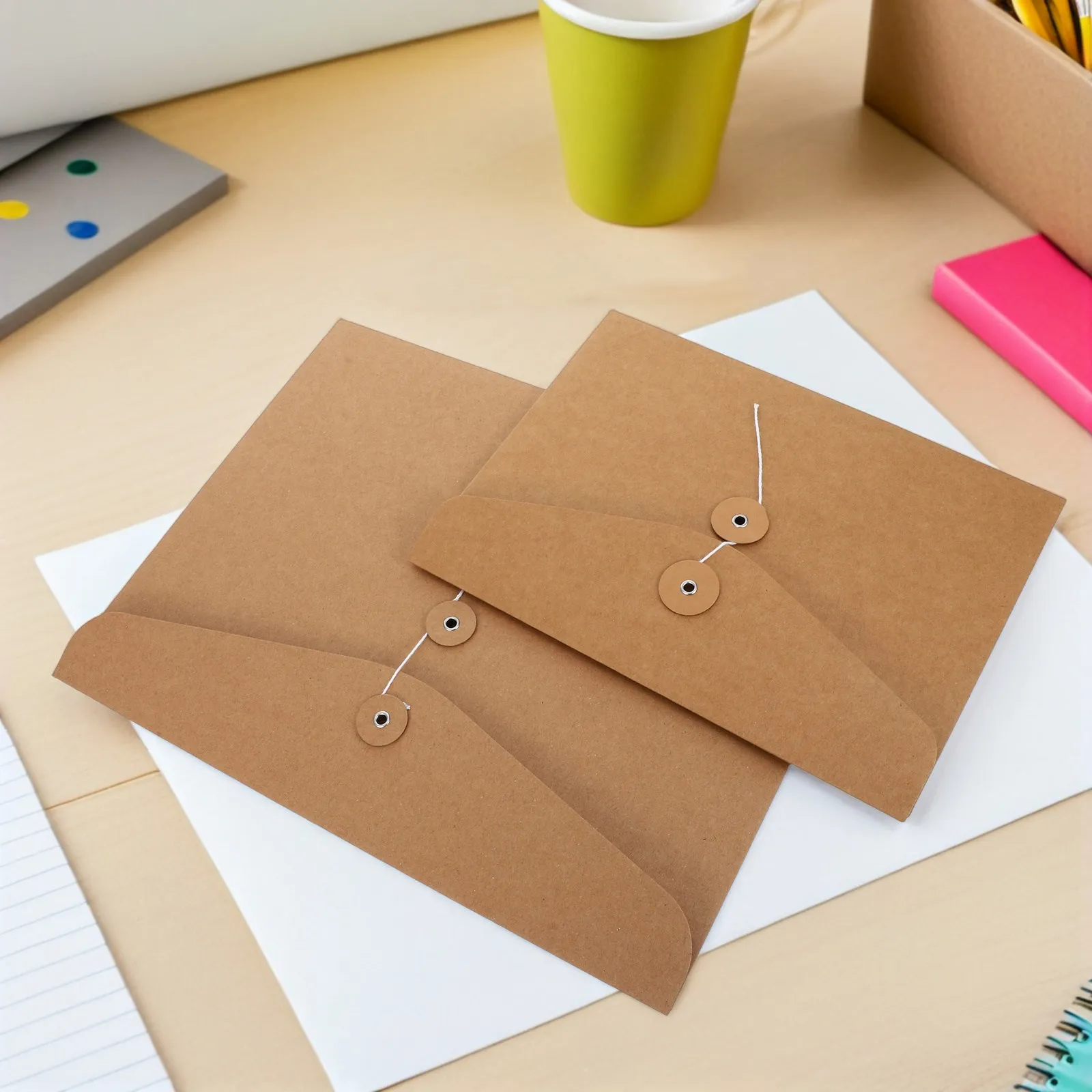 10-buste-portadocumenti-in-carta-kraft-formato-a4-stile-retro-con-chiusura-a-cordoncino-ideali-per-archiviare-documenti-in-orizzontale-perfette-per-l’ufficio-e-la-scuola