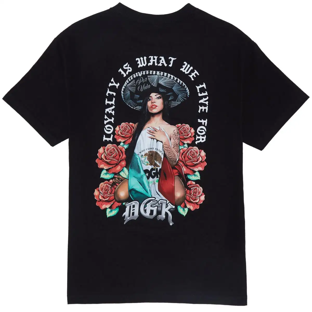 

DGK Mamcita T-Shirt Short Sleeve T-Shirt in Stock Couple with The Same Trendy Couple Outfit Breathable Sweat-absorbing Versatile