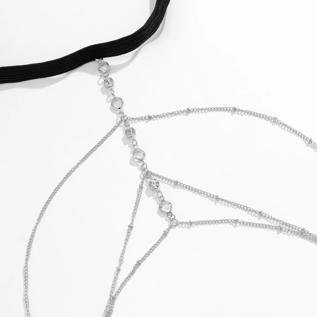 Fashionable Multi-storey Circular Bead String Alloy Leg Chain Sandy Beach Women\'s Body Chain Jewelry