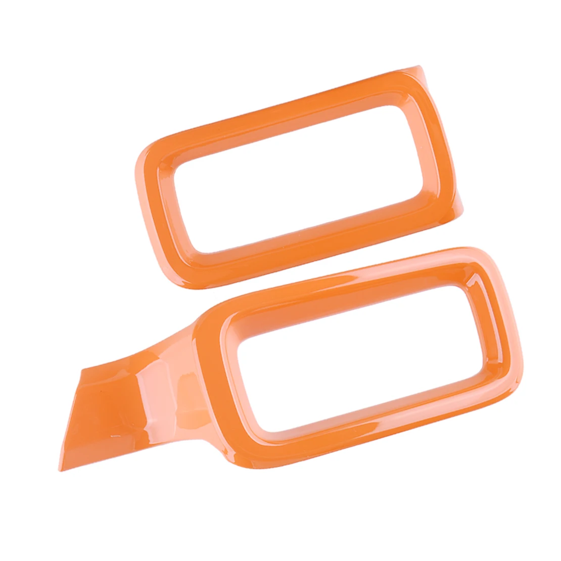 

2 шт. передние боковые накладки на выпускные вентиляционные отверстия автомобиля, подходят для Ford Maverick 2022-2023, оранжевый ABS