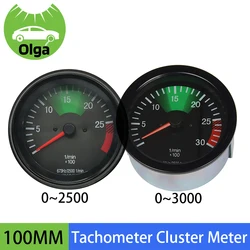 24V 100MM Heavy truck gauge Digitalc for Mercedes Truck Auto Parts Instrument Cluster Gauge 0025426916、0015424016 OE 673Hz/2500