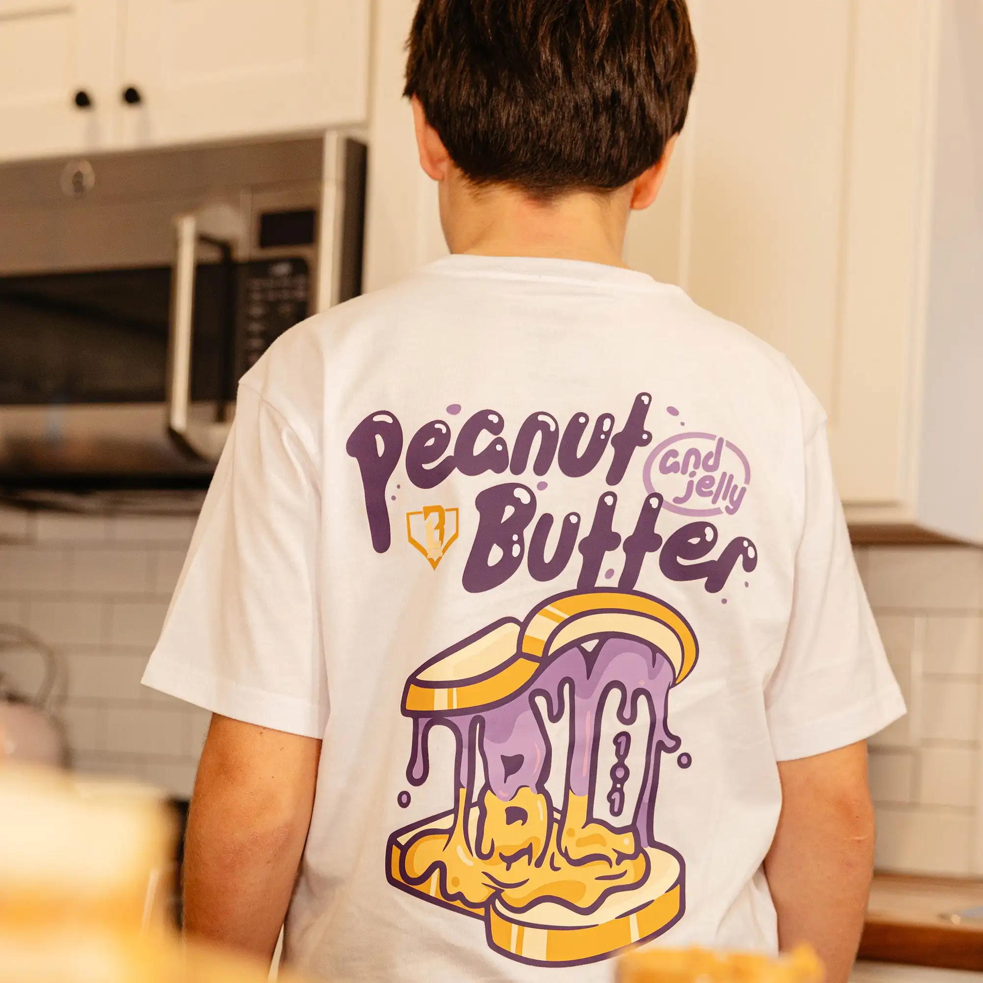 Nueva Camiseta de Verano I01 para Niños, de Algodón Puro, Manga Corta, Estilo Peanut Butter Lifestyle, Deportiva, Suave y Cómoda
