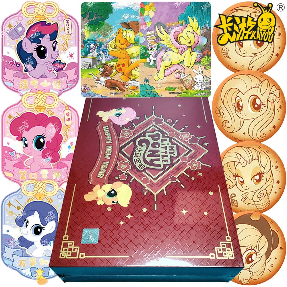 

Оригинальная карточка с персонажами My Little Pony от Kayou, американская классическая детская анимационная карточка-пазл высокого качества, настольная игрушка
