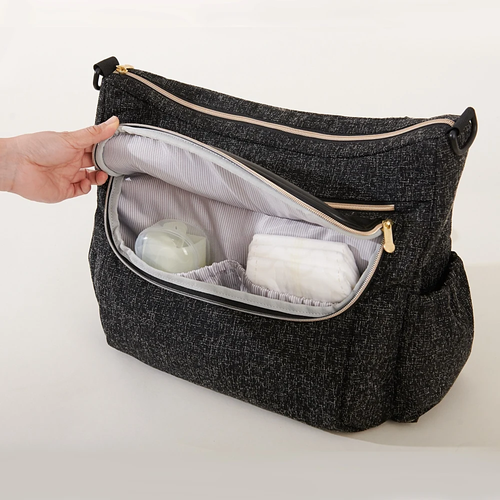 Sunveno Diaper Bag Large Capacity Mama Travel Bag Maternity Universal Baby Stroller Organizer