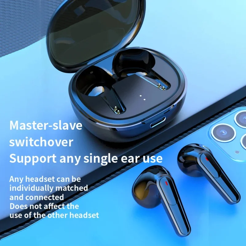 Cuffie PRO 30 wireless 5.3 tappi per le orecchie di alta qualità cuffie stereo universali con qualità audio anti-sudore