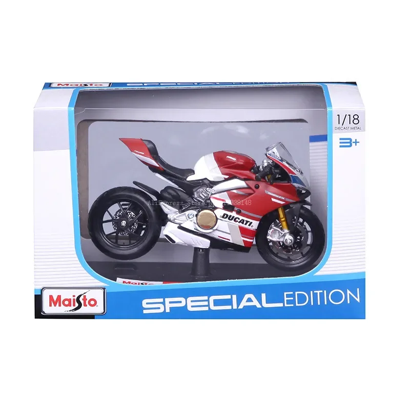 Maisto Ducati Panigale V4 S Corse 1:18 Scale Alloy Motorcycle Diecast Model Collectible Grade Gift Toy for Children Boys