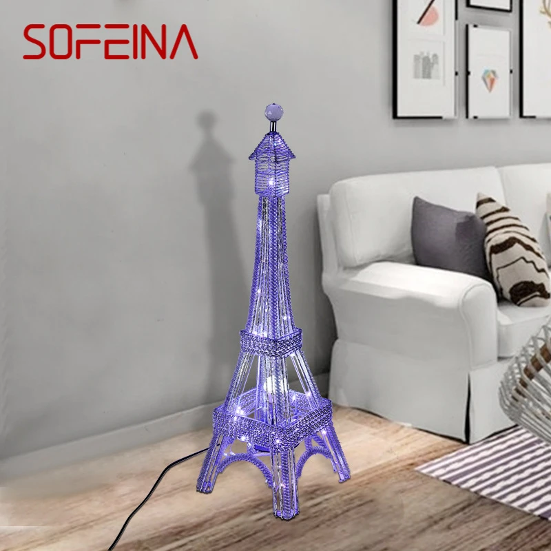 

SOFEINA Nordic Floor lamp Modern Art Iiving Room Bedroom Hotel LED Aluminum Wire Originality Tower Decorative Standing Light