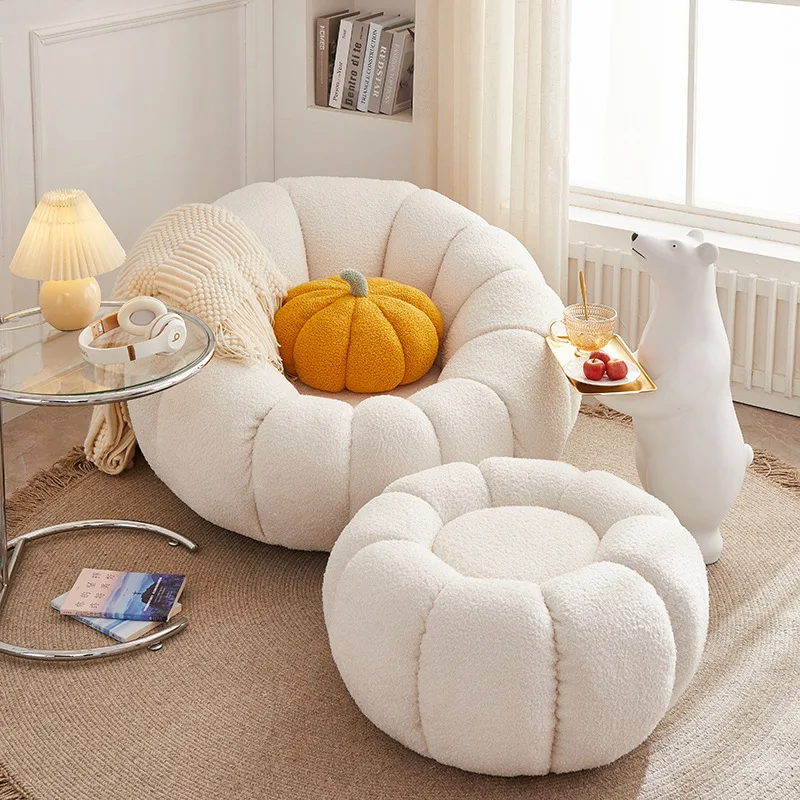 

Pumpkin sofa, lazy person sofa, balcony, leisure, single person sofa, chair, small family type household backrest chair