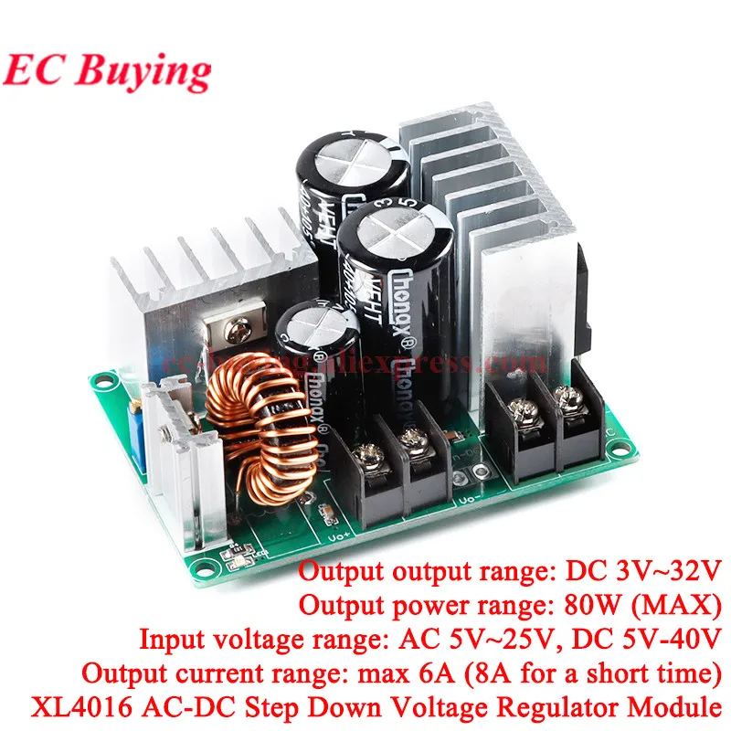 XL4016E1 XL4016 Hochleistungs-Gleichspannungsregler DC-DC XH-M401 M404 Abstands-Abwärtsmodul mit maximalem 8 A Reifenspannungsregler – Detail 14
