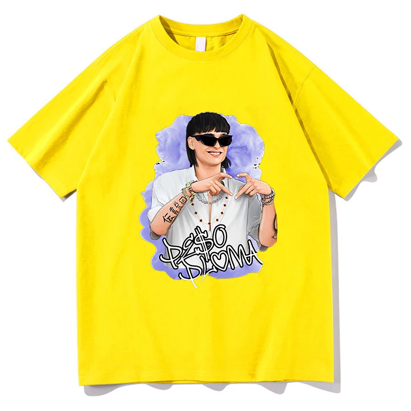 2024 PESO PLUMA Fans Print T-Shirts Fashion Casual Shirts Unisex Round Neck Short Sleeve Tee Fans Gift Vintage Hip Hop Top Tees